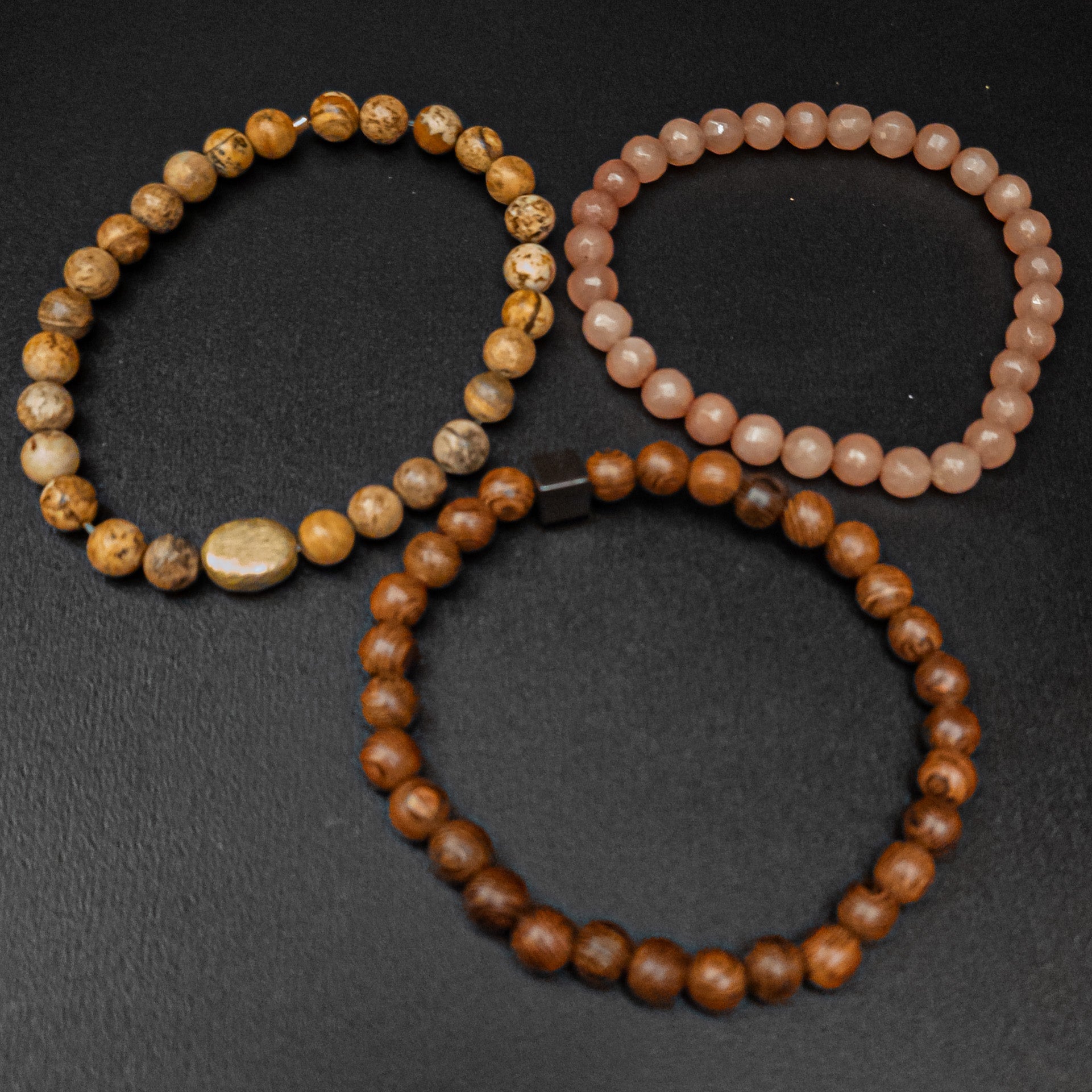 Landscape Jasper Stretch Bracelet