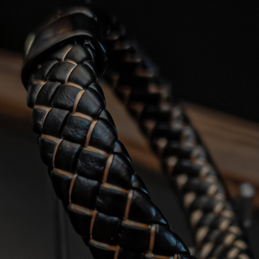 Diamond Tuck Design Braided Bracelet with Magnetic Closure