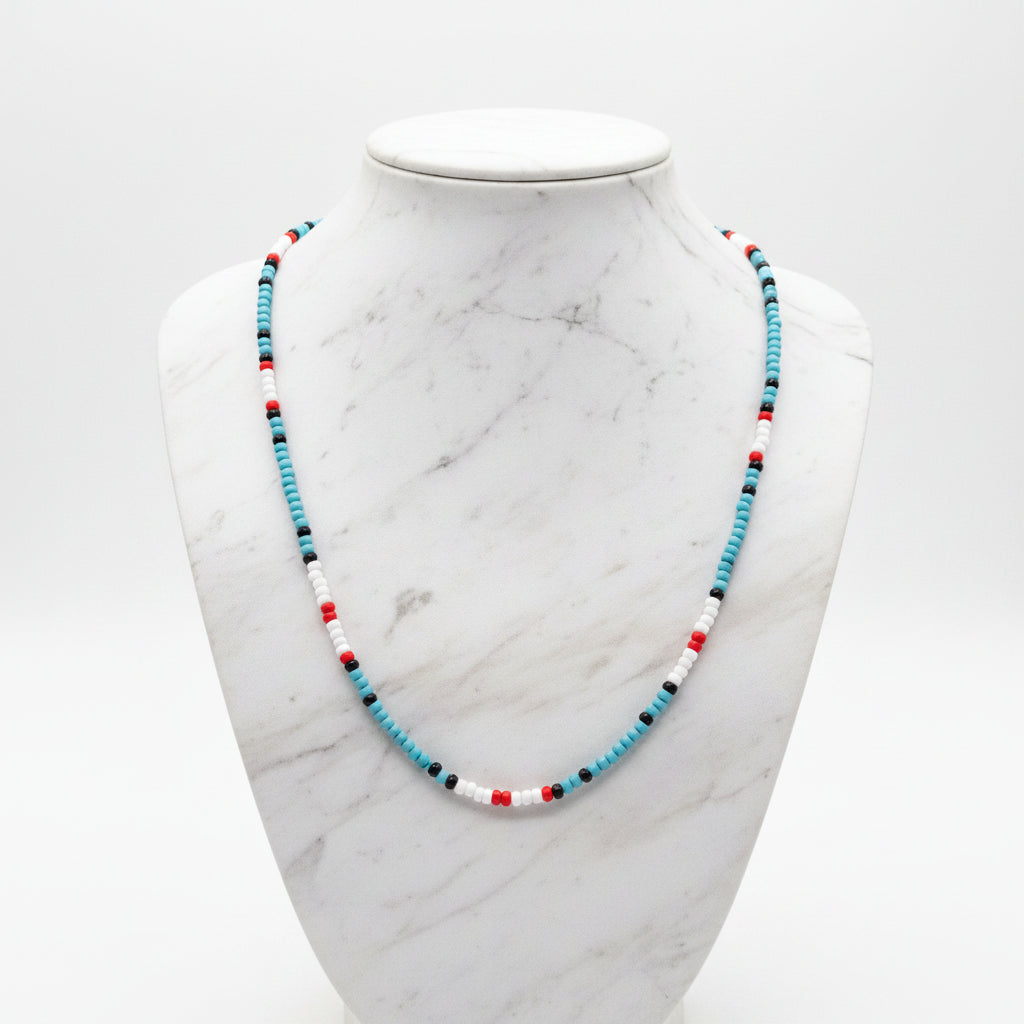 Jim Morrison Inspired Beaded Necklace