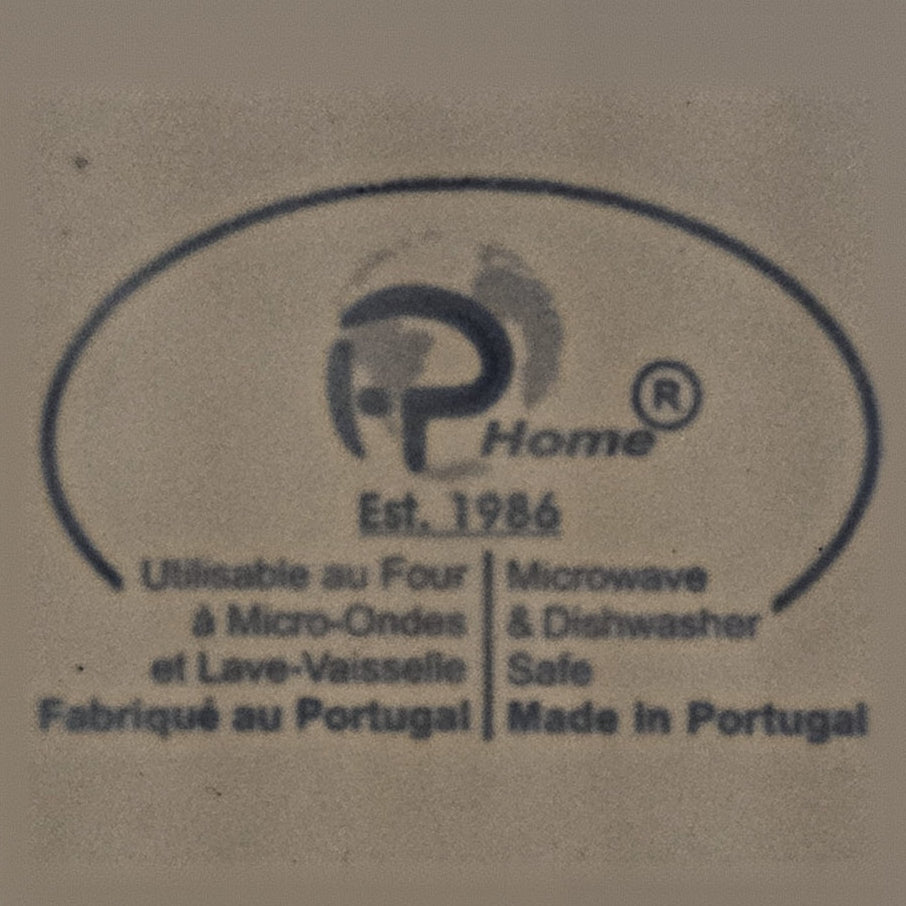 White Ceramic Serving Tray Made In Portugal