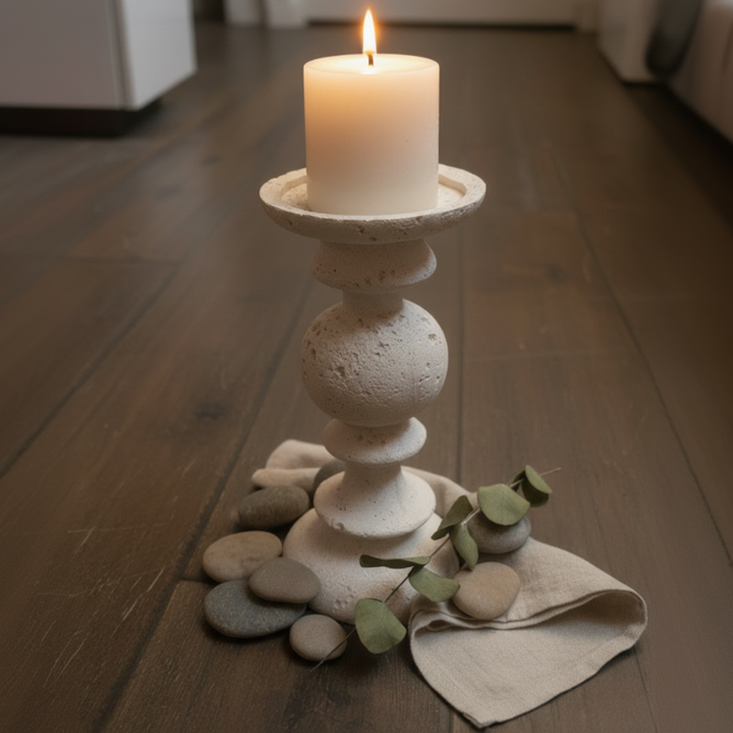 Three Hands Creative Ceramic Candle Holder