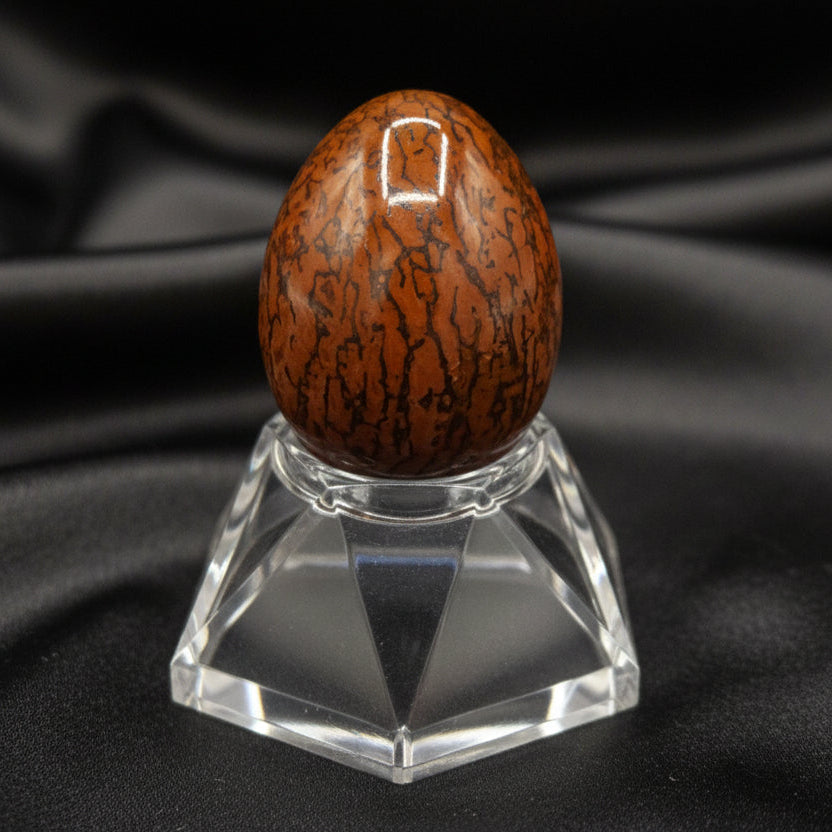 Mahogany Obsidian Crystal Egg