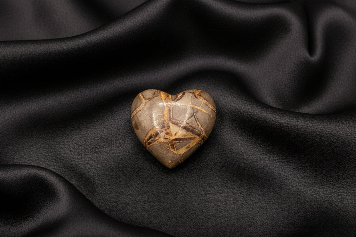 Beautiful Septarian Heart Crystal