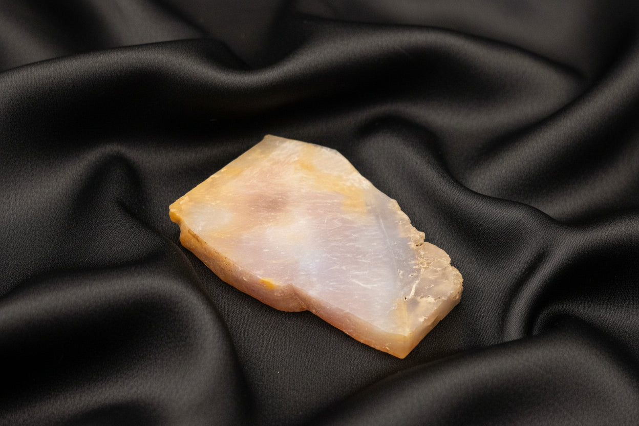 Purple Sagenite Agate Slab