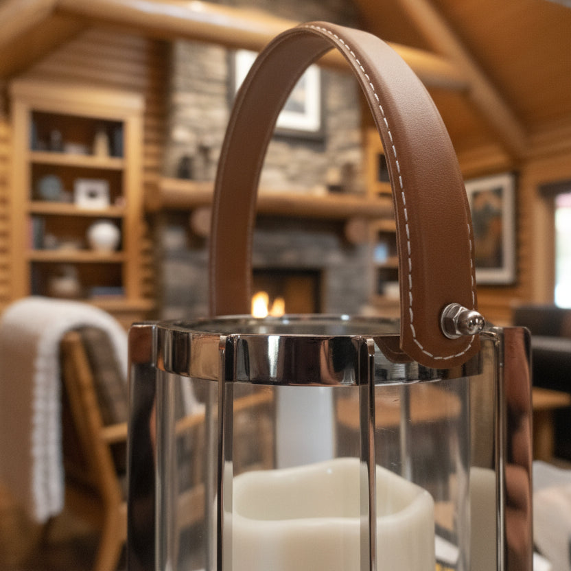 Decorative Hurricane Lantern Candle Holder