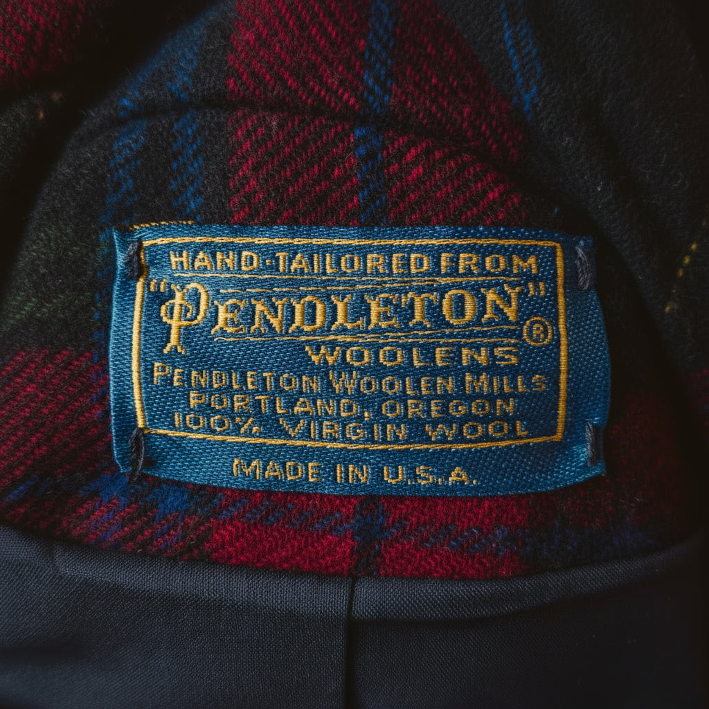 Vintage Pendleton Wool Plaid Skirt Suit Women's Size 12 with Lined Blazer and Skirt
