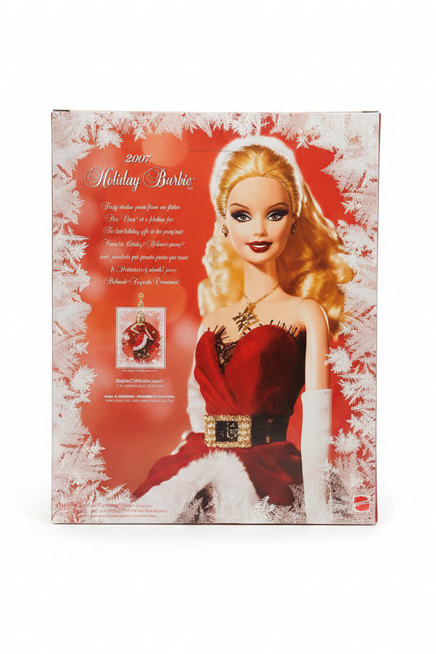 2007 Holiday Barbie Blonde Version