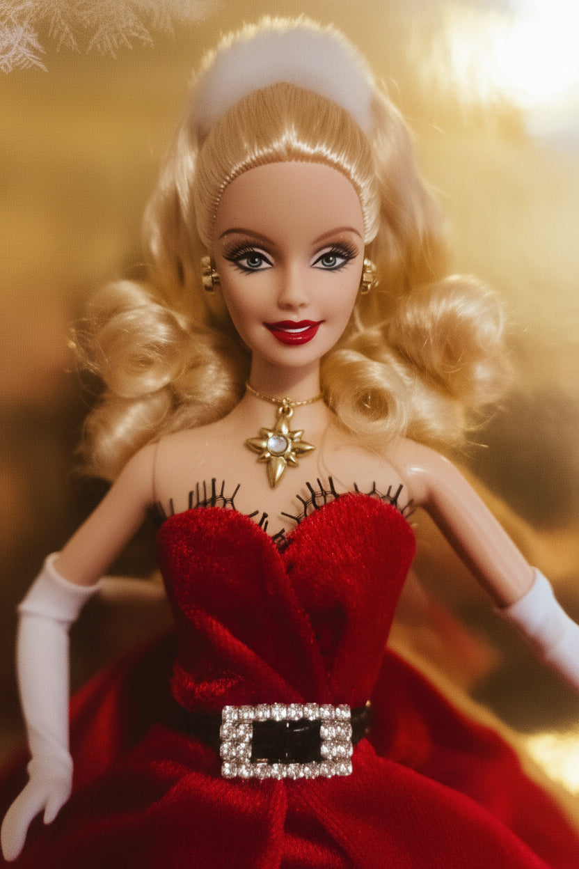2007 Holiday Barbie Blonde Version