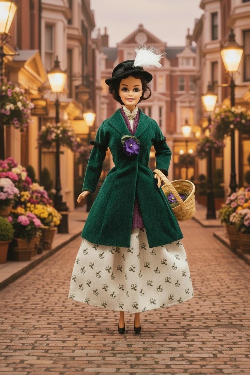 1995 Barbie as Eliza Doolittle in My Fair Lady Hollywood Legends Collection Doll
