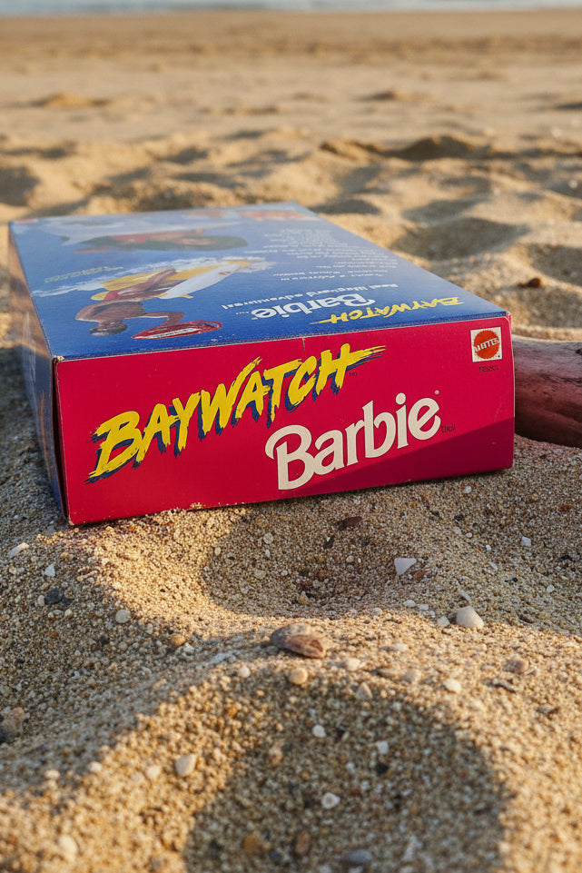 1999 Baywatch Lifeguard Barbie with Dolphin and Accessories
