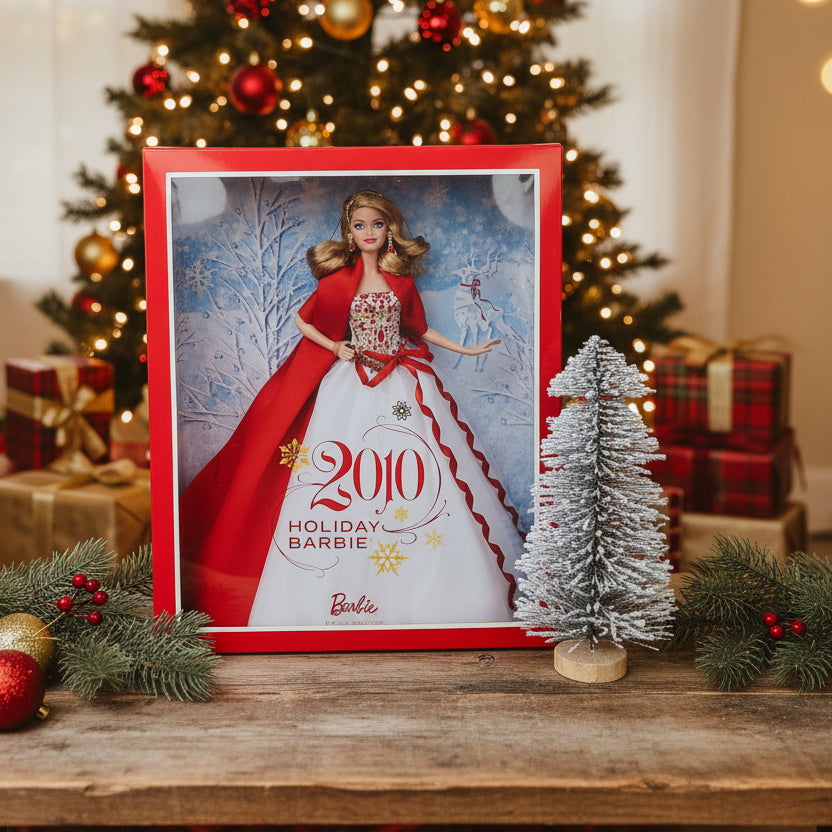 2010 Holiday Barbie Blonde Version