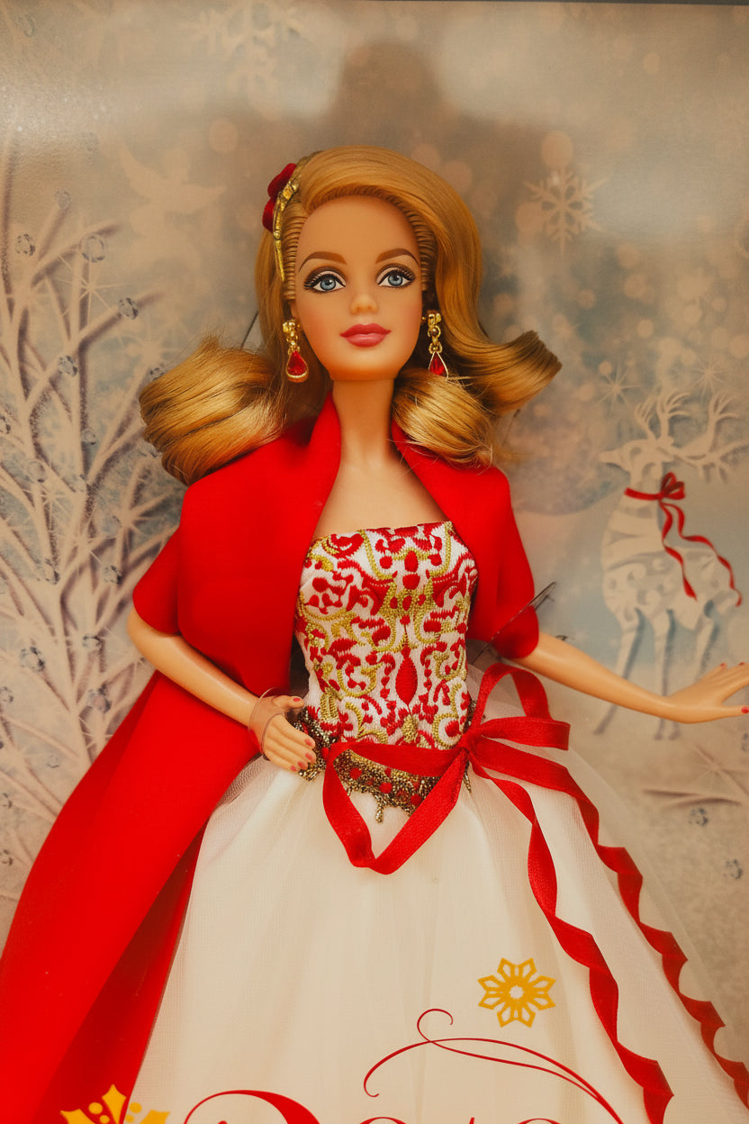 2010 Holiday Barbie Blonde Version