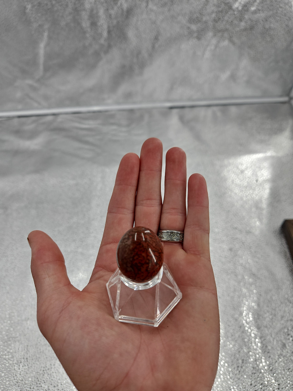 Mahogany Obsidian Crystal Egg