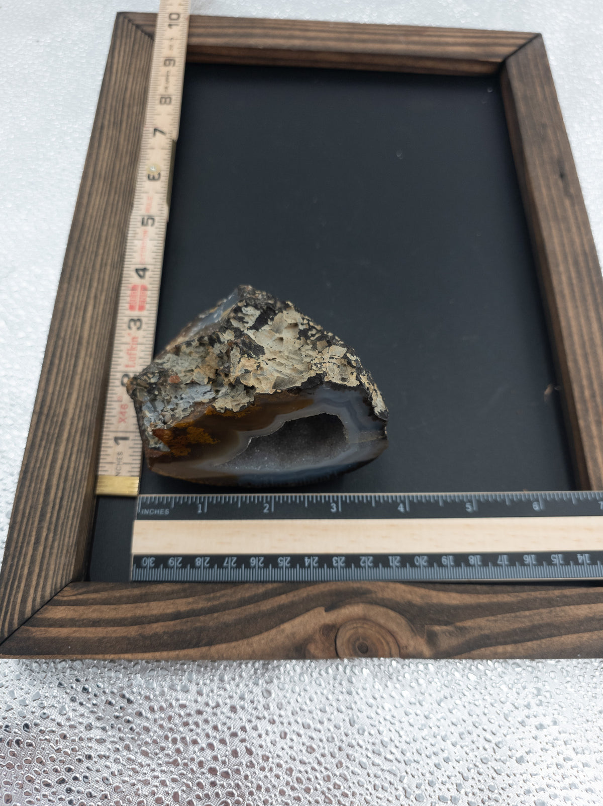 Natural Brazilian Agate Geode - 3.5 in