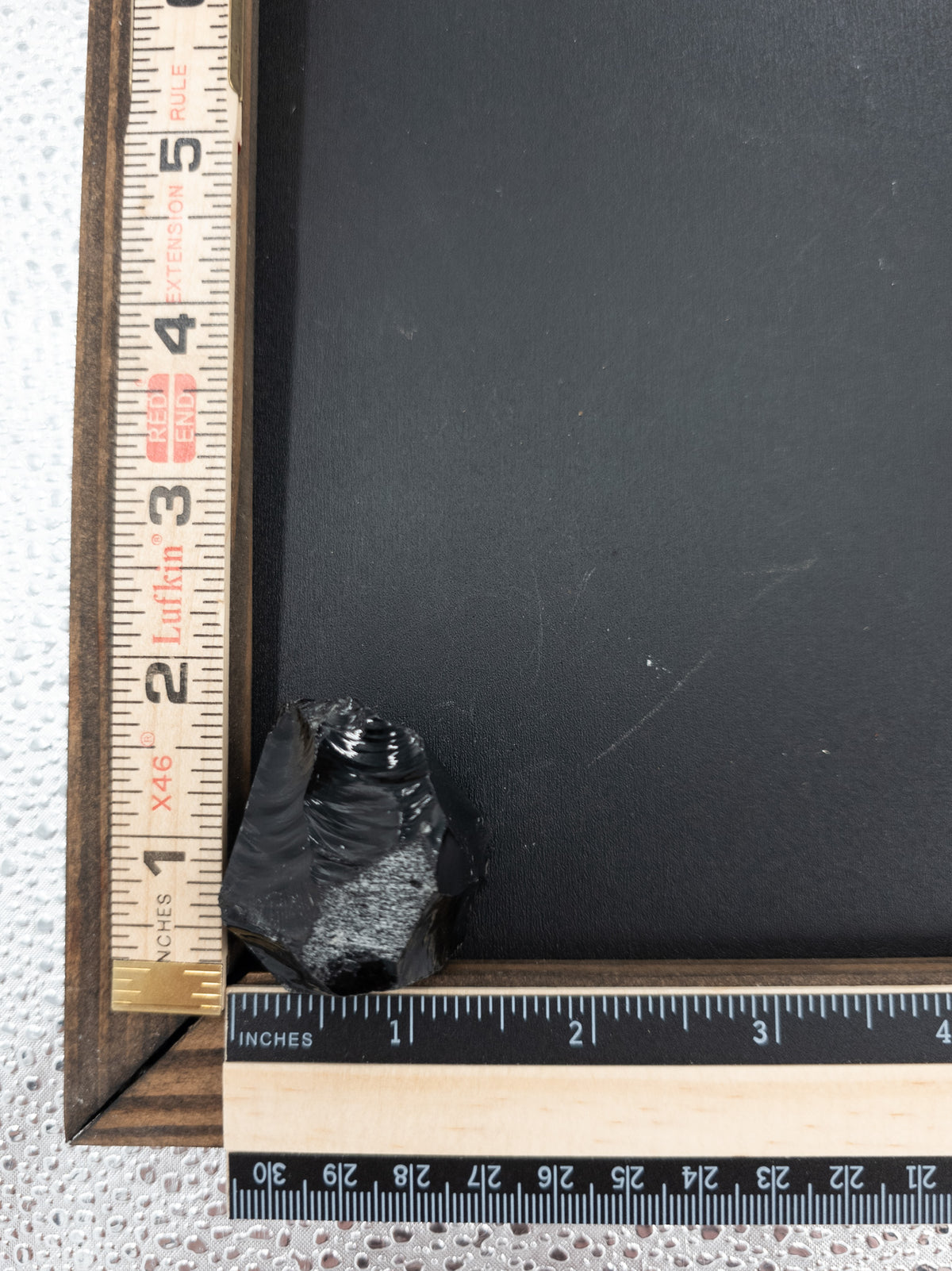 Raw Black Obsidian
