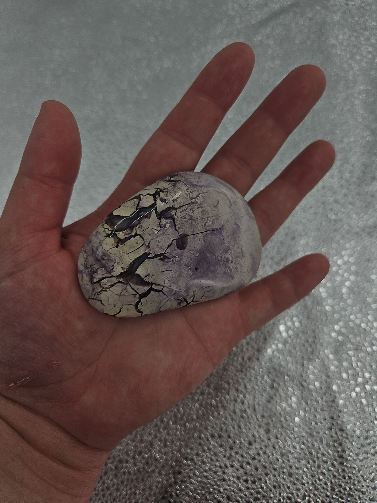 Tiffany Bertrandite Stone - 3 in, Utah