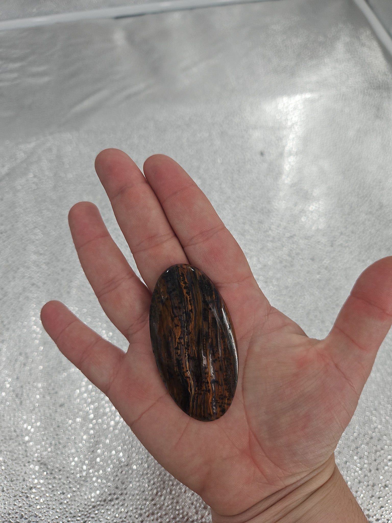 Smooth Dendritic Boron Wood Stone - 3 in, Madagascar