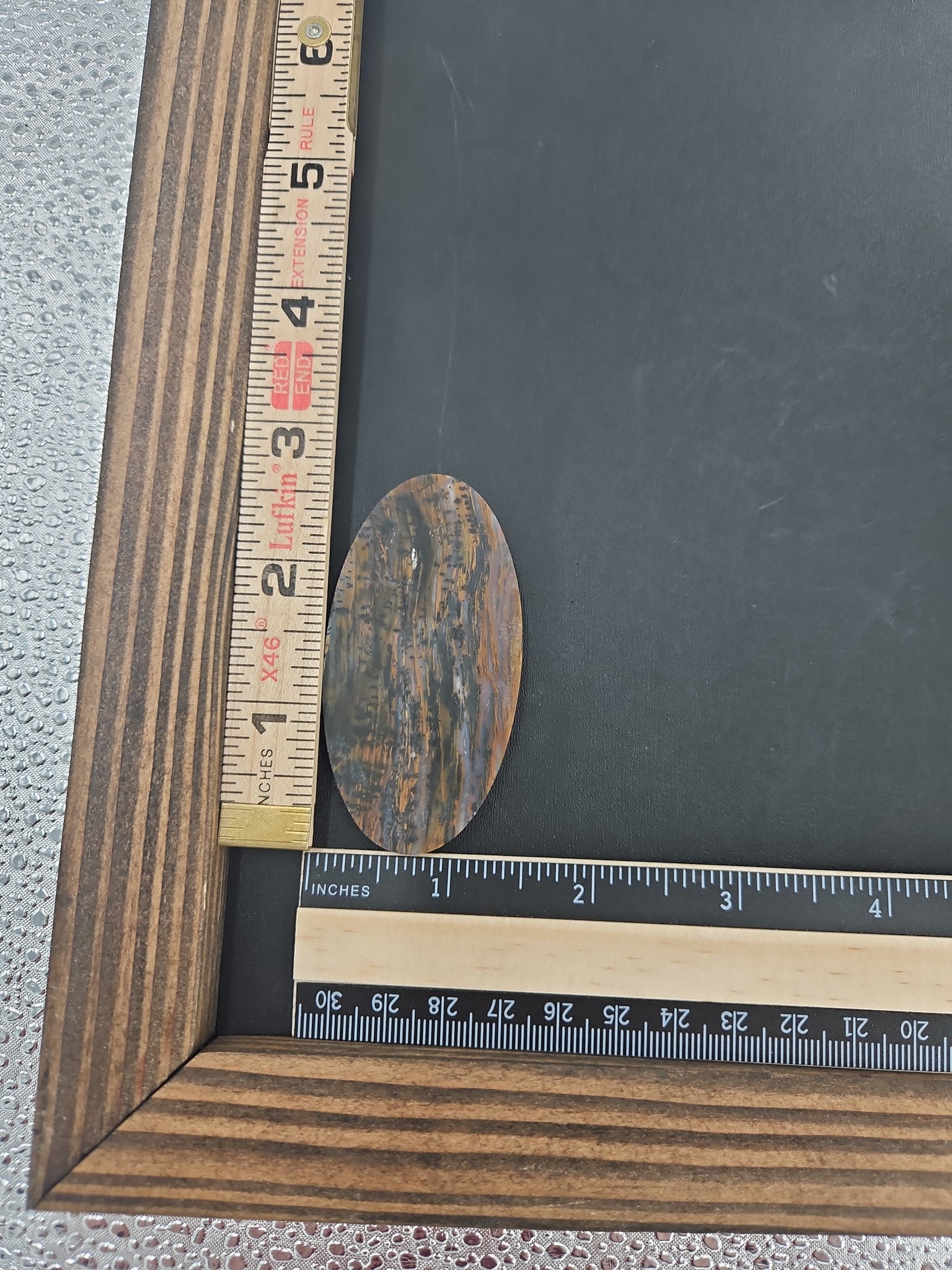Smooth Dendritic Boron Wood Stone - 3 in, Madagascar