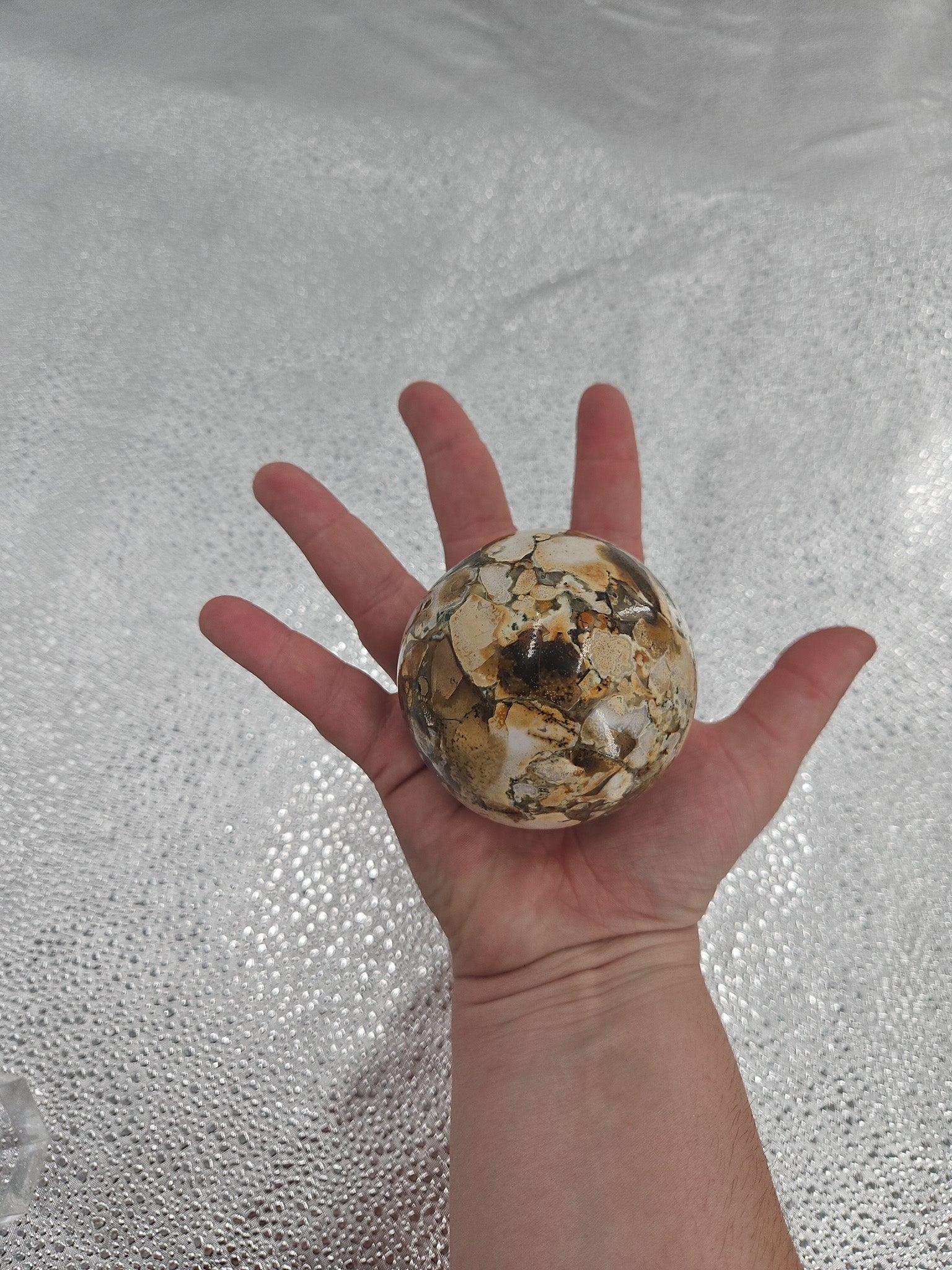 King Cobra Jasper Sphere - India