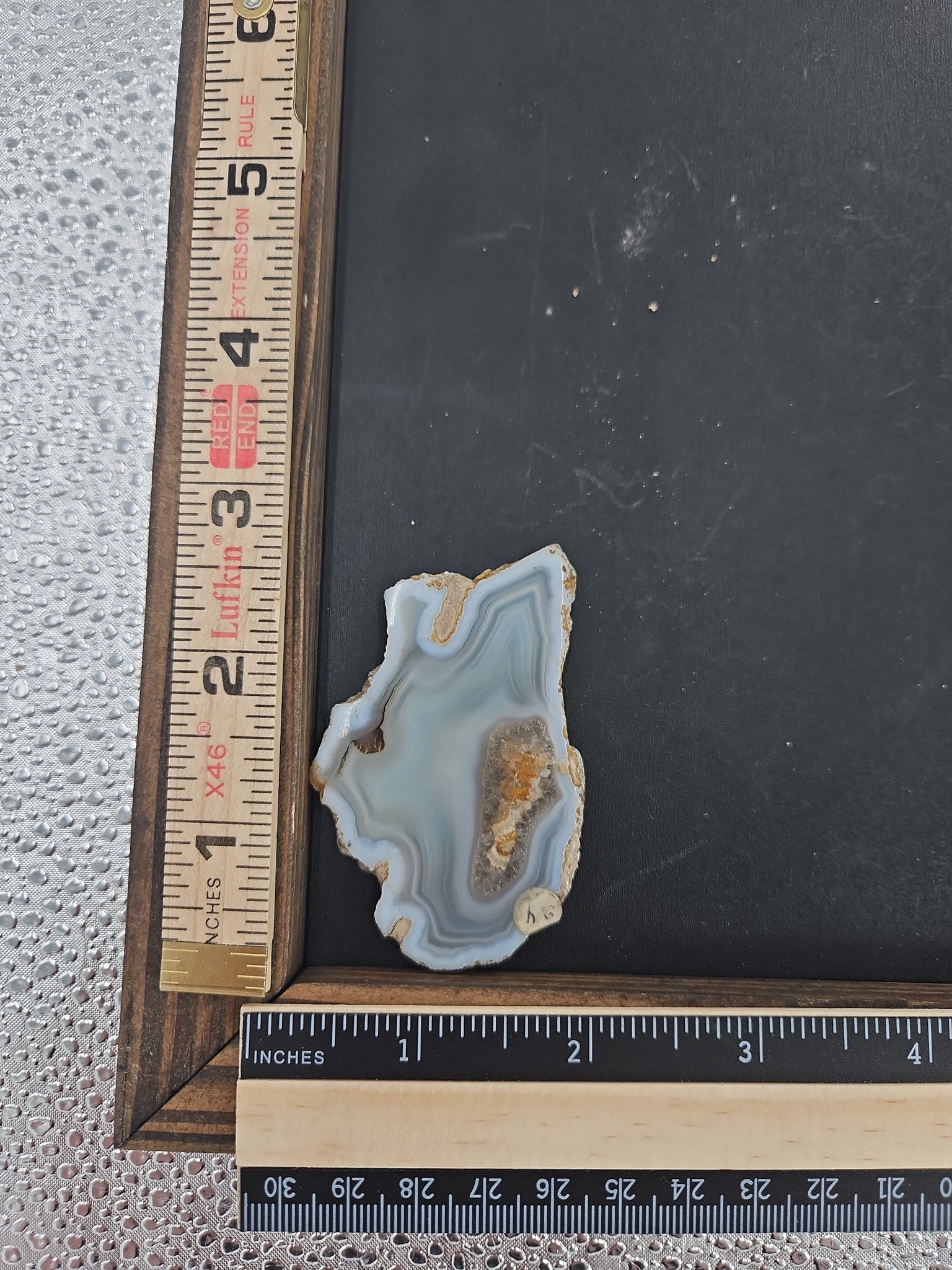 Window Druzy Agate Slice