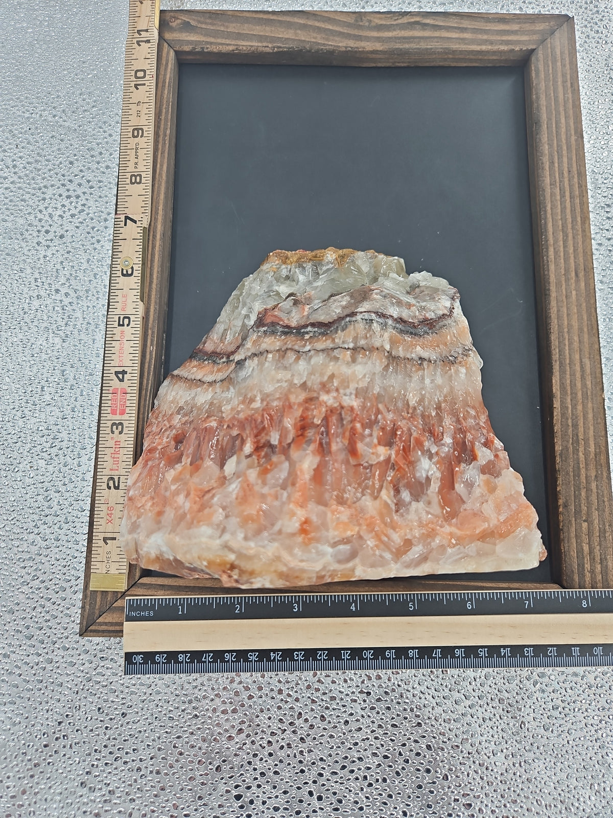 Tri-Color Calcite from Mexico - 6 x 6.5 in, 5.5 lb