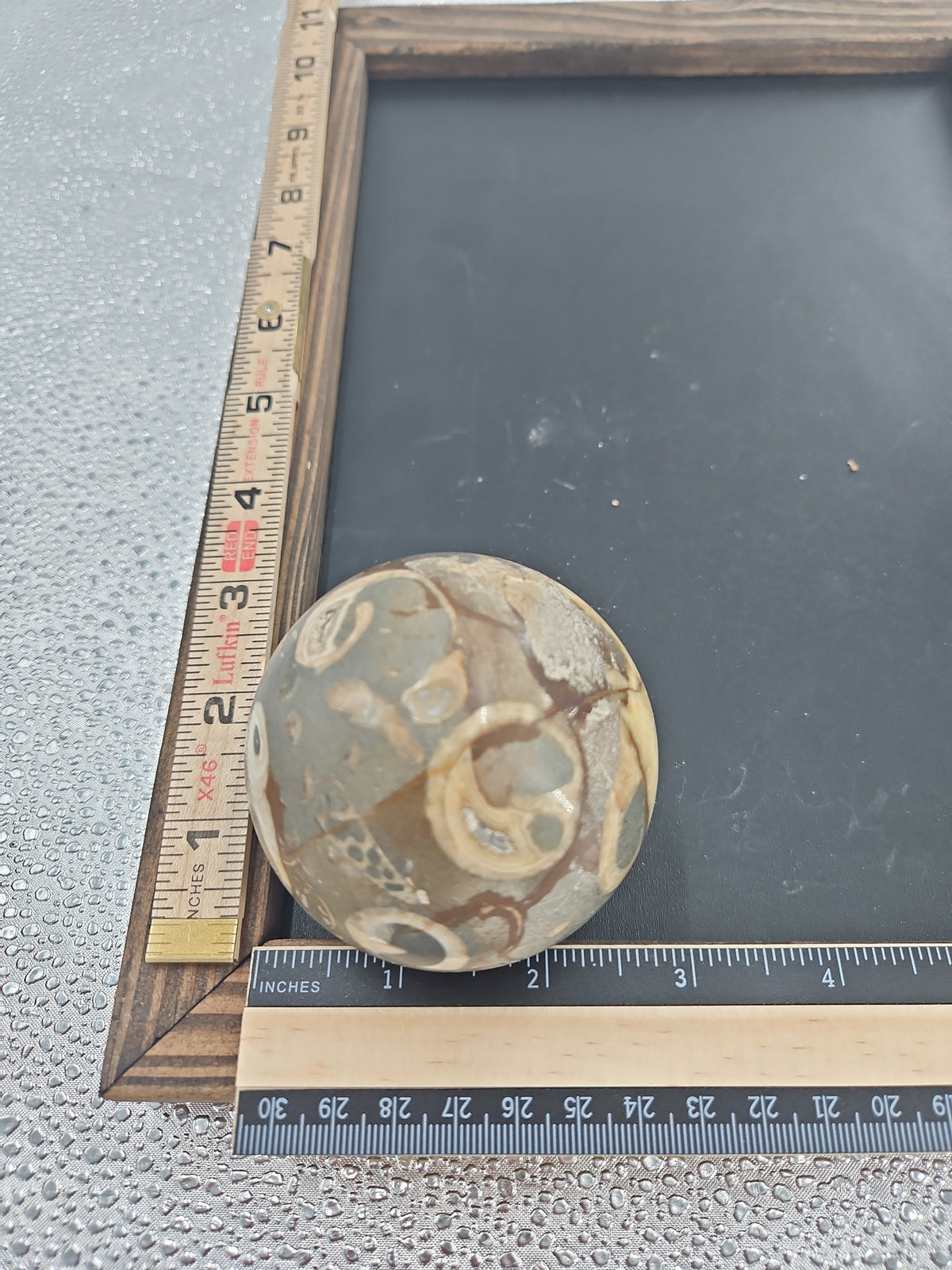Thousand Eye Jasper Sphere - 8.5 in Circumference