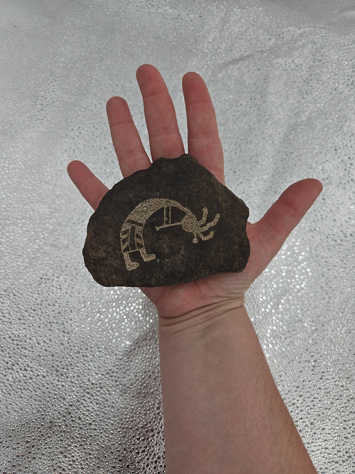 Kokopelli Petroglyph Collectible - Southwestern-Inspired