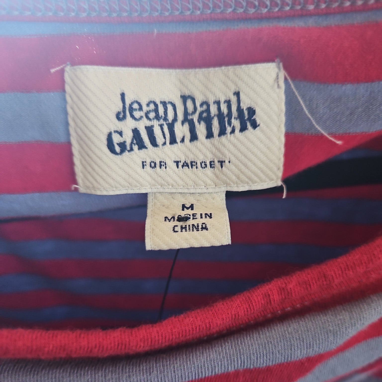 Jean-Paul Gaultier Striped A-Cut Flowy Top