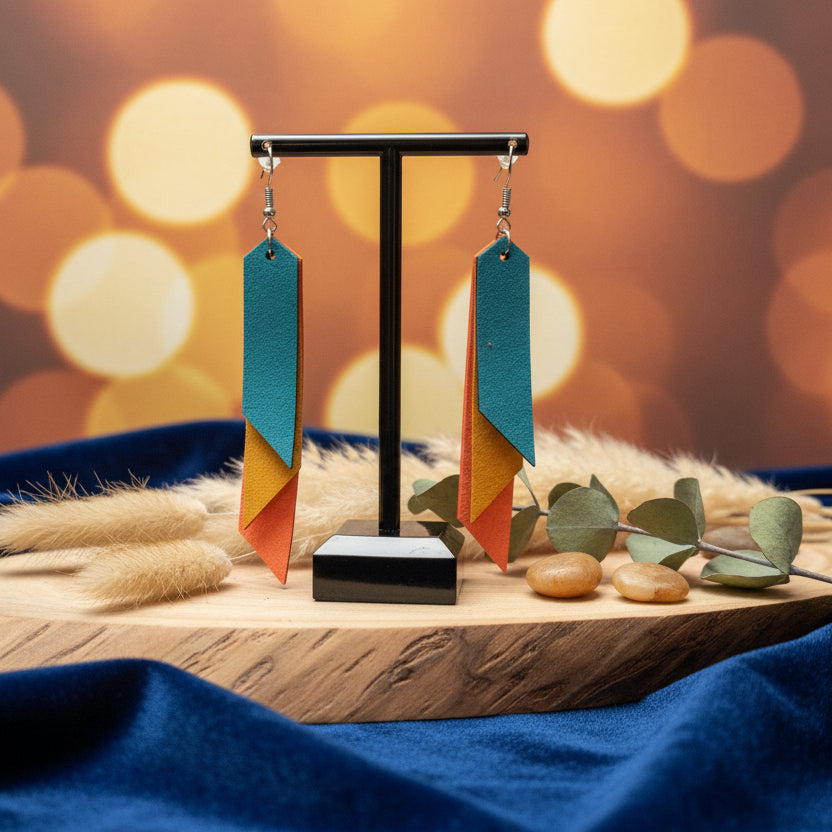 Abstract Geometric Earrings