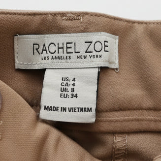 Rachel Zoe Tan Straight-Leg Pants Size 4