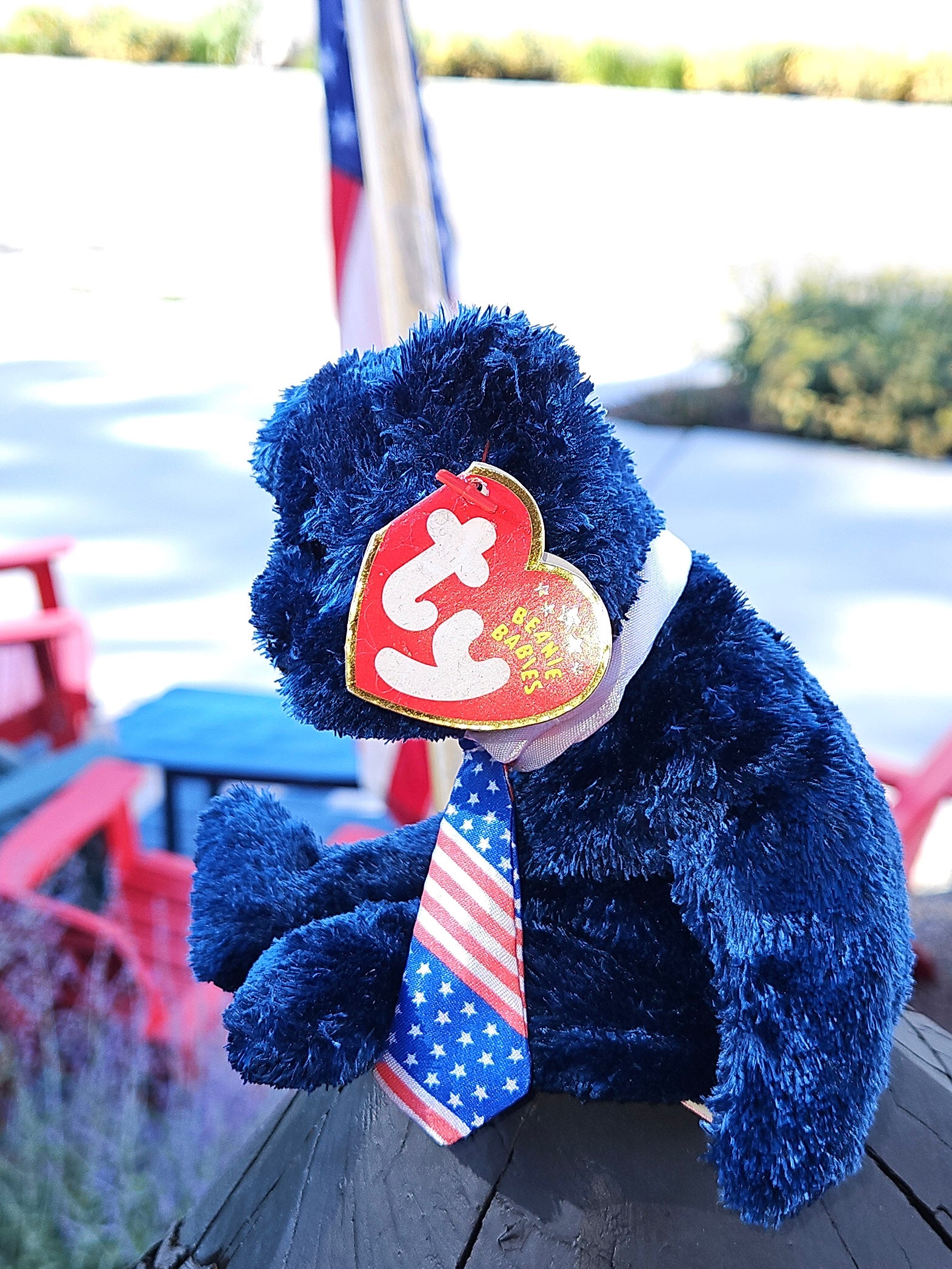 TY Beanie Babies 2002 Pops the Bear