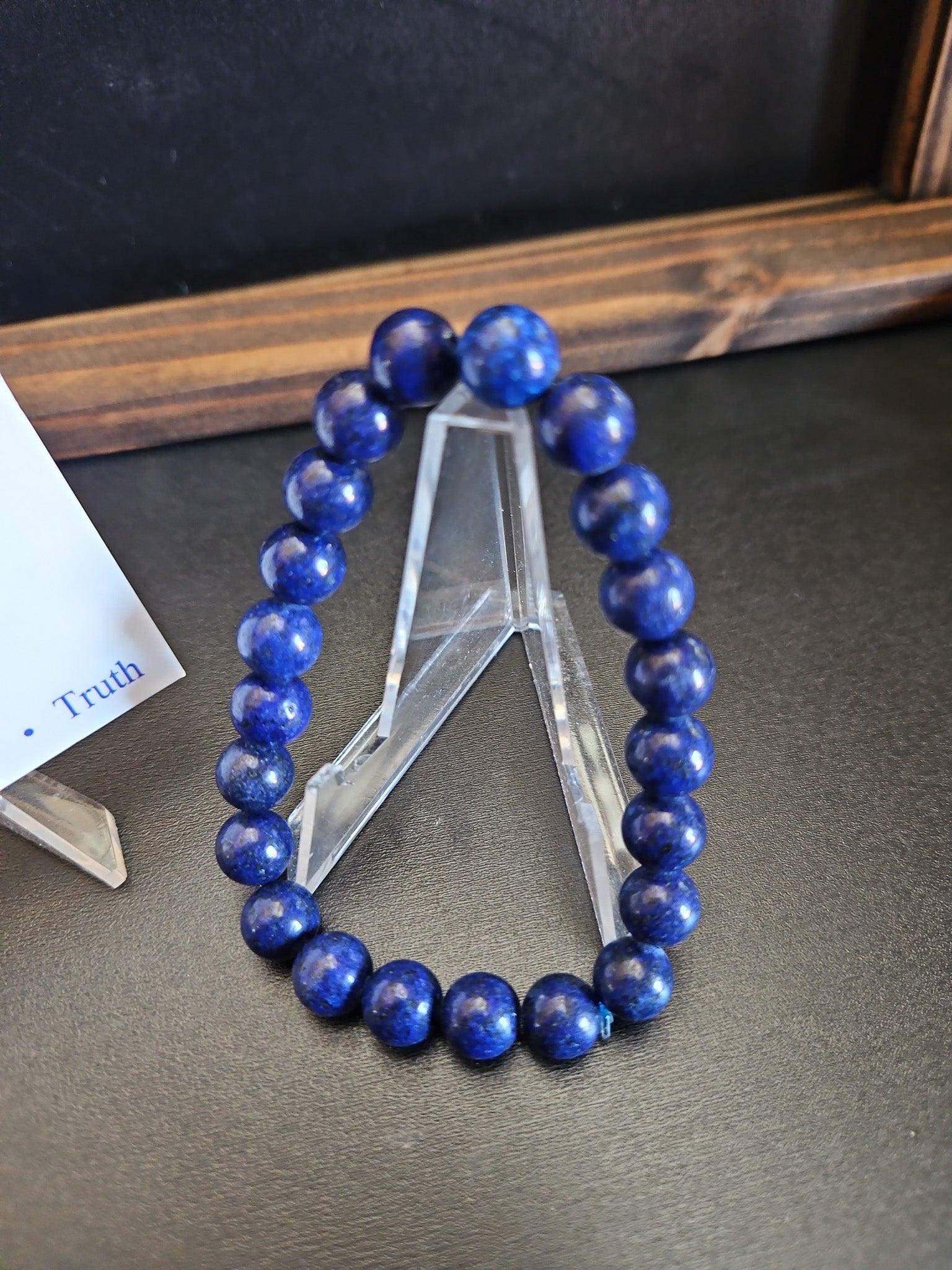 Lapis Lazuli Beaded Stretch Bracelet
