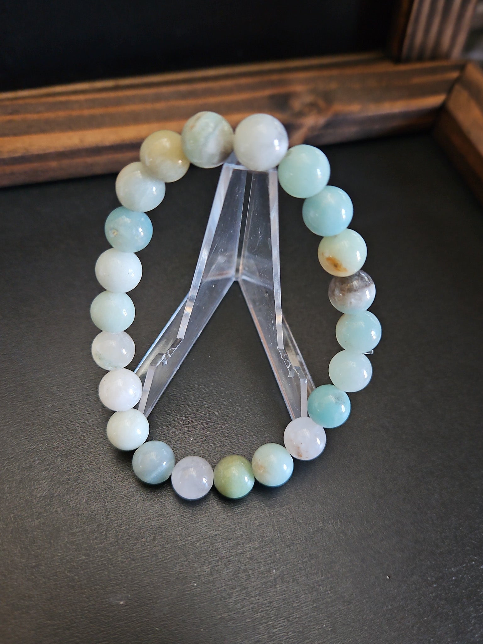 Amazonite Beaded Stretch Bracelet