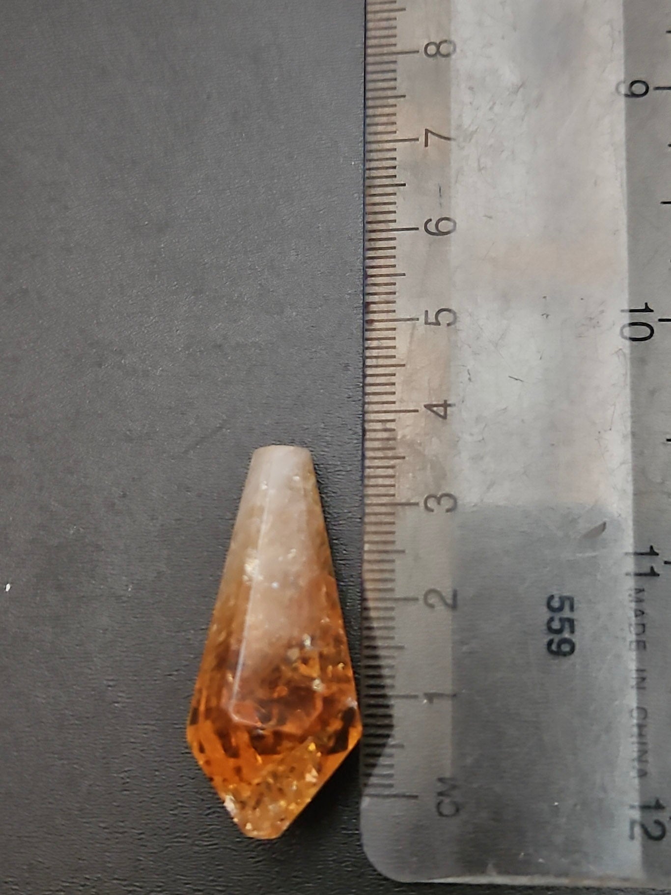 Honey Calcite Point