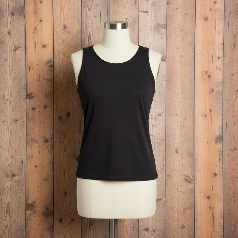 Olive + Oak Women's Black Sleeveless Tank Top Size Small