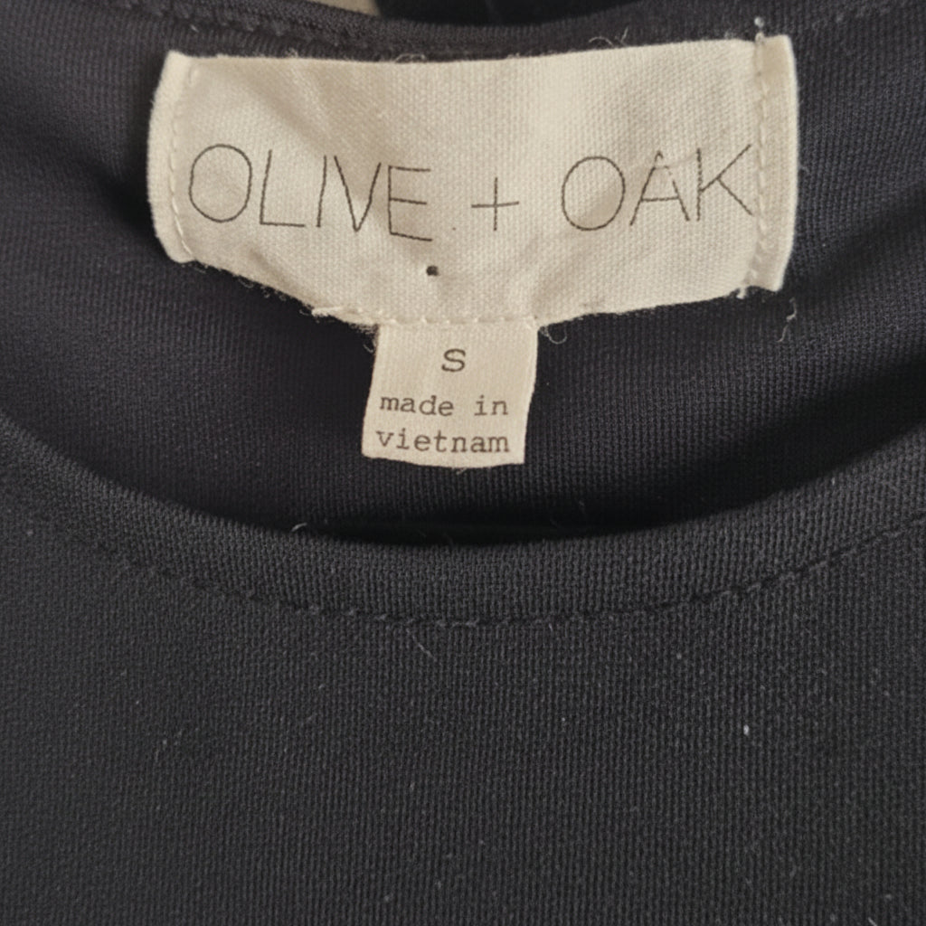 Olive + Oak Women's Black Sleeveless Tank Top Size Small