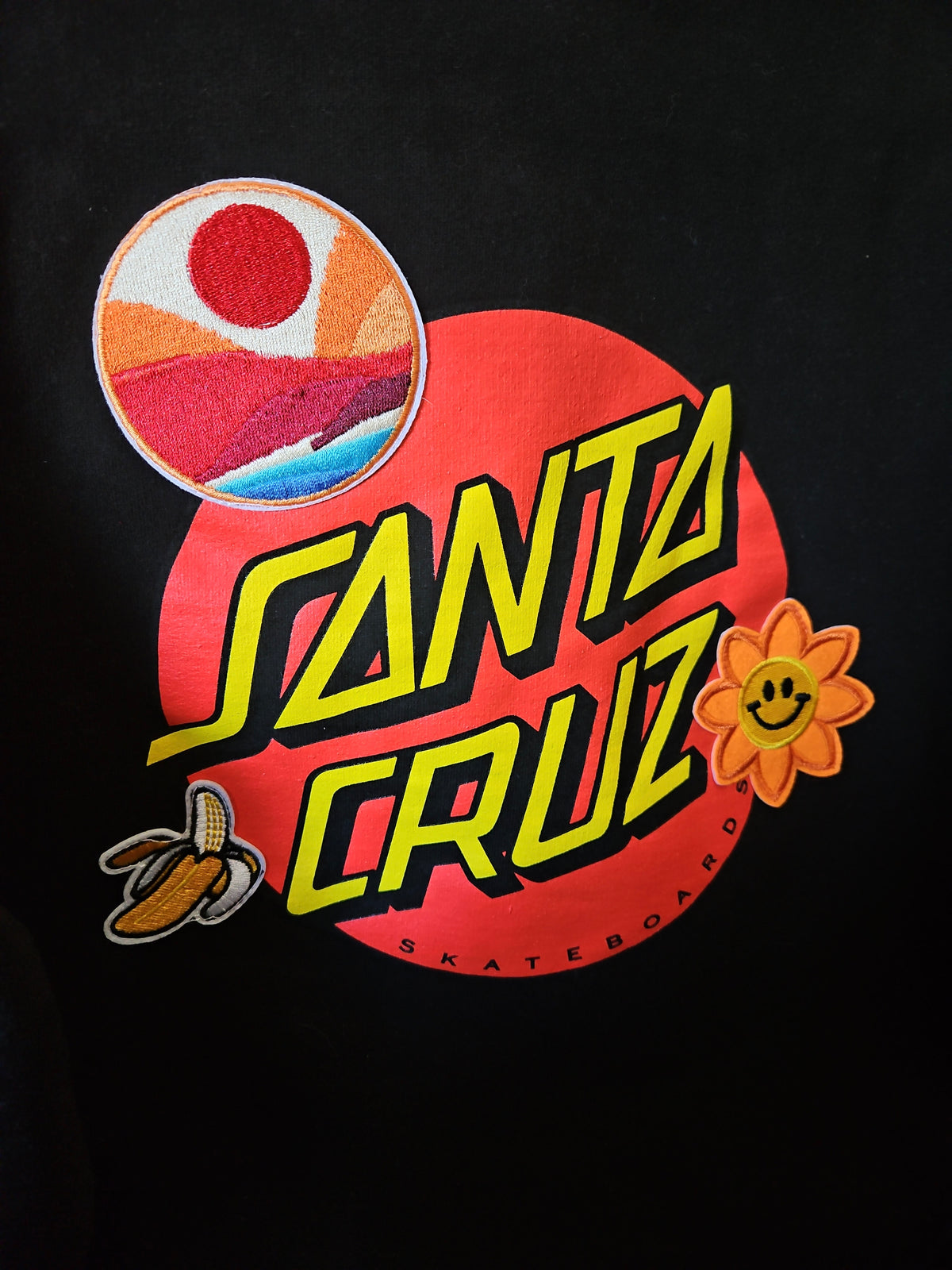 Santa Cruz Original Jacket XL Custom Sewn Patches Skate Streetwear