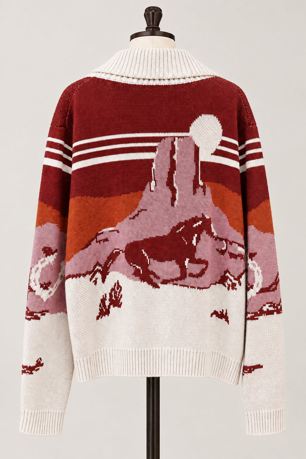 Pendleton Western Scenic Cotton Cardigan With Iconic Southwestern Flair