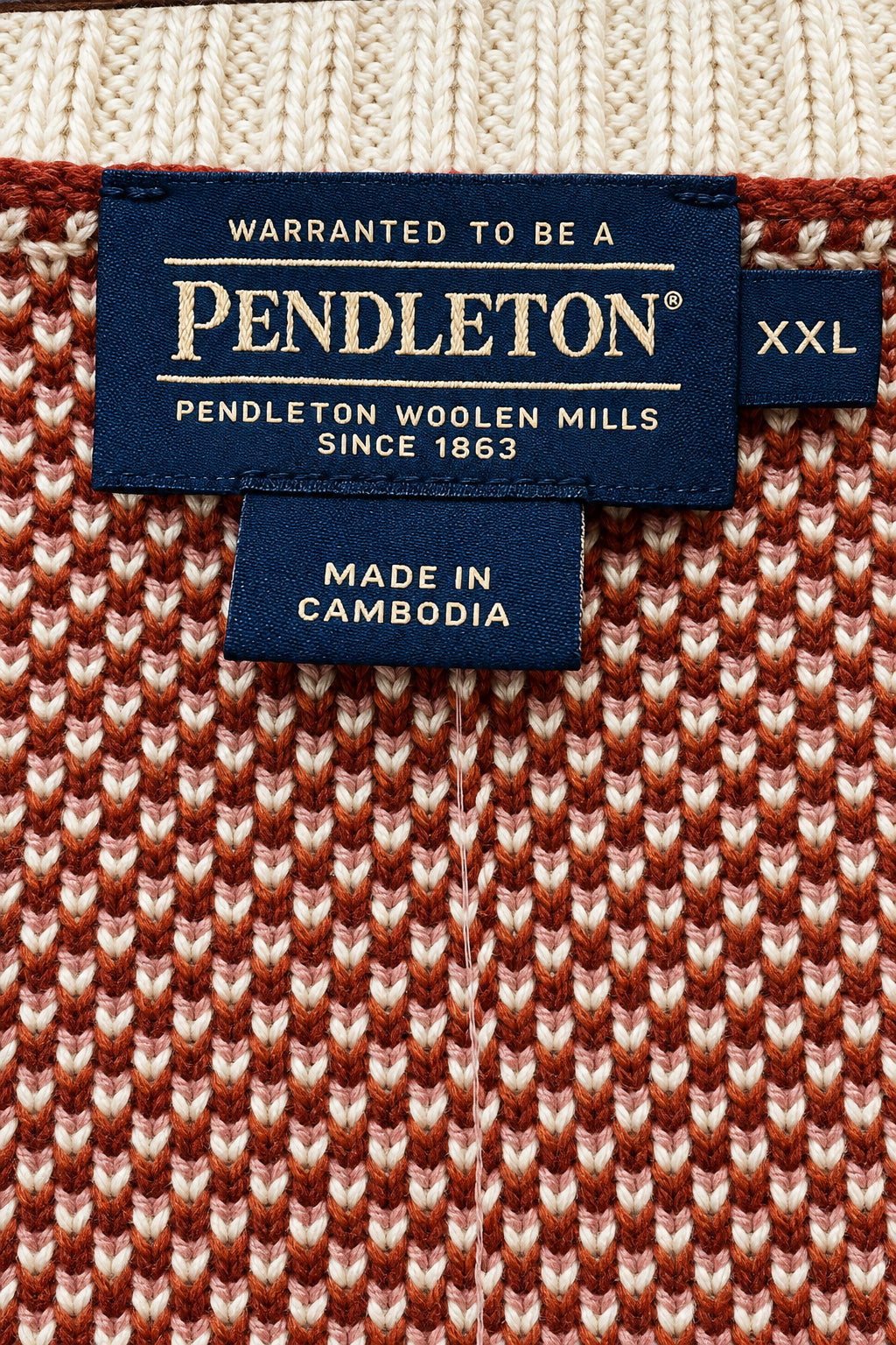 Pendleton Western Scenic Cotton Cardigan
