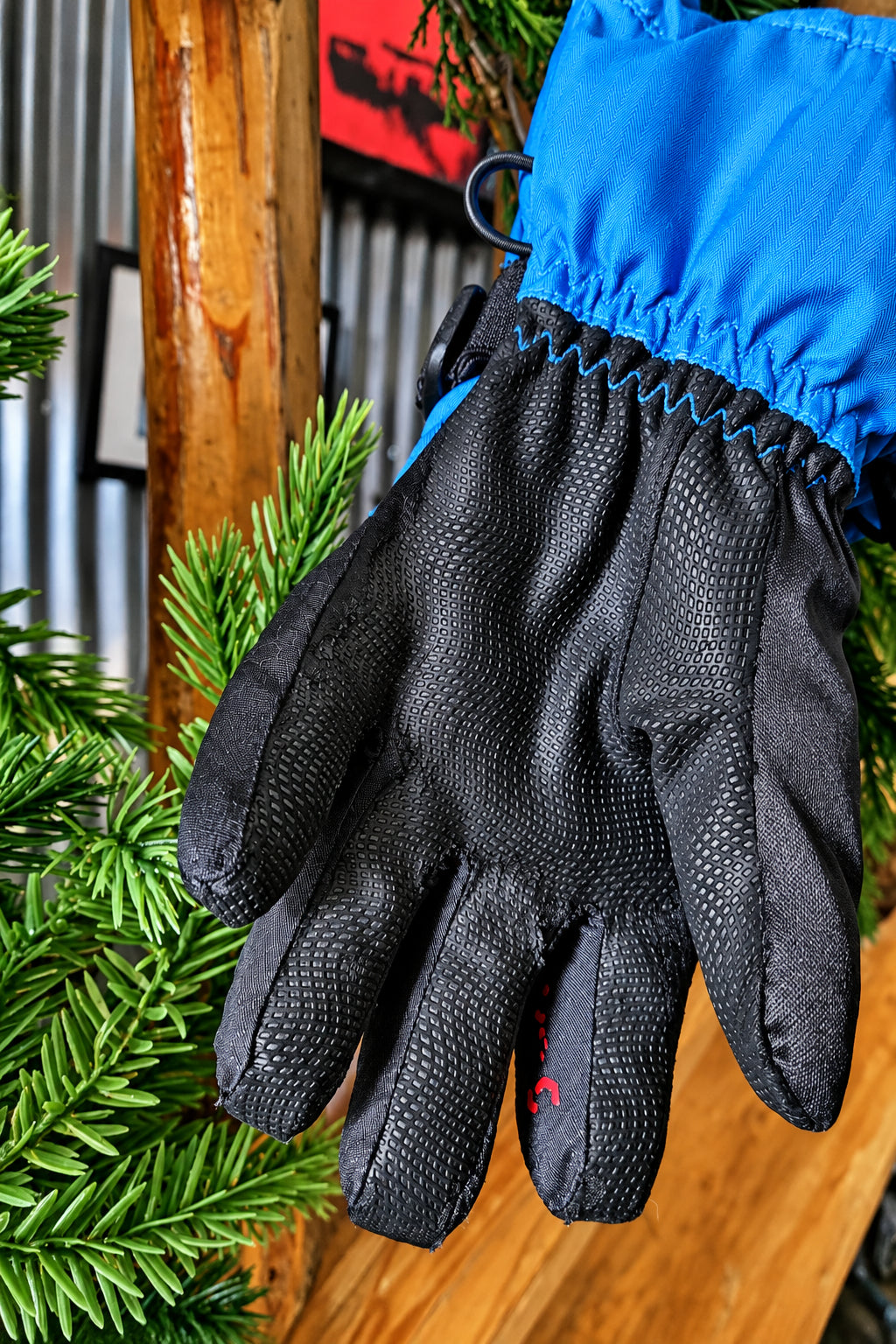 Vintage Scott Blue Winter Gloves Size S