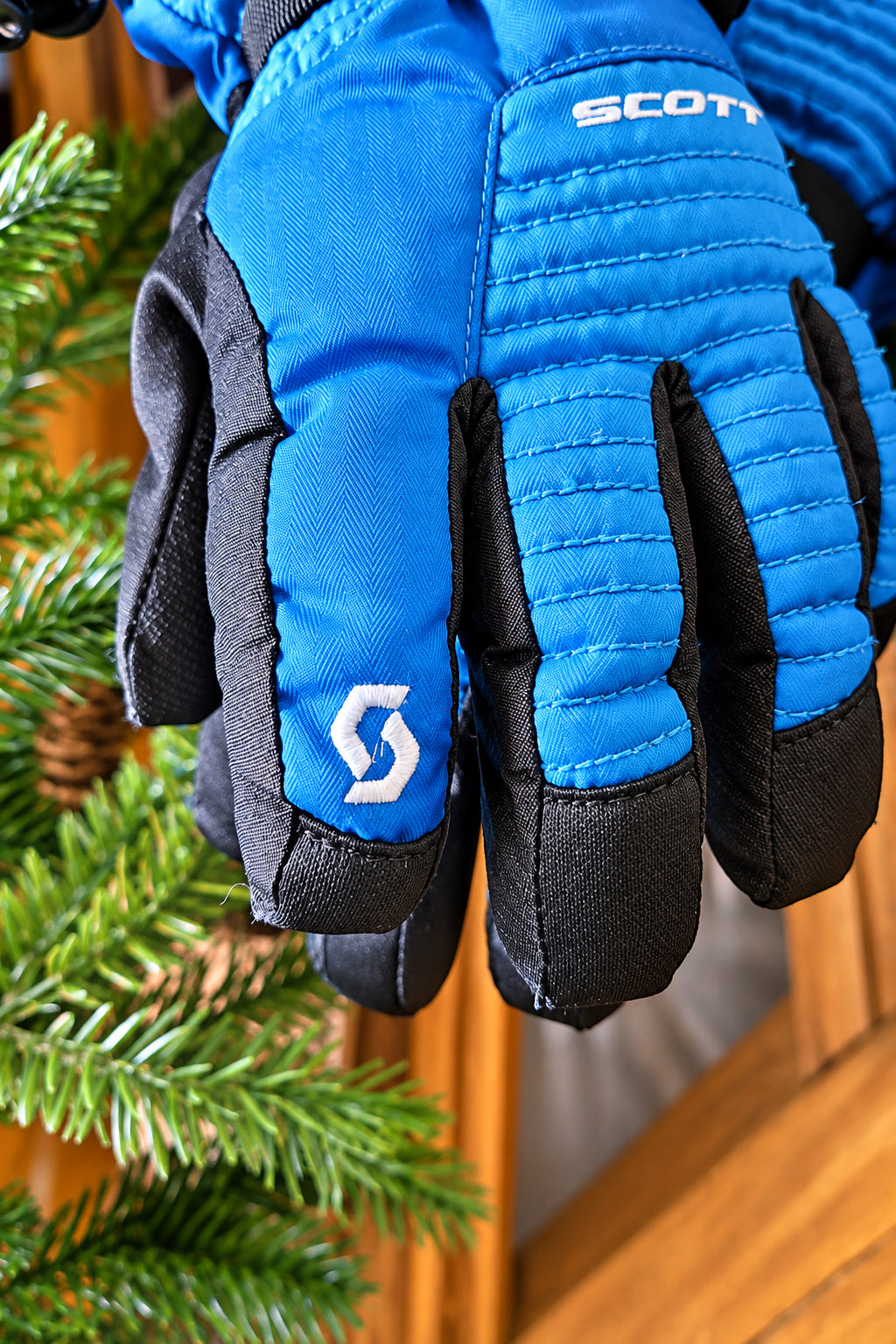 Vintage Scott Blue Winter Gloves Size S