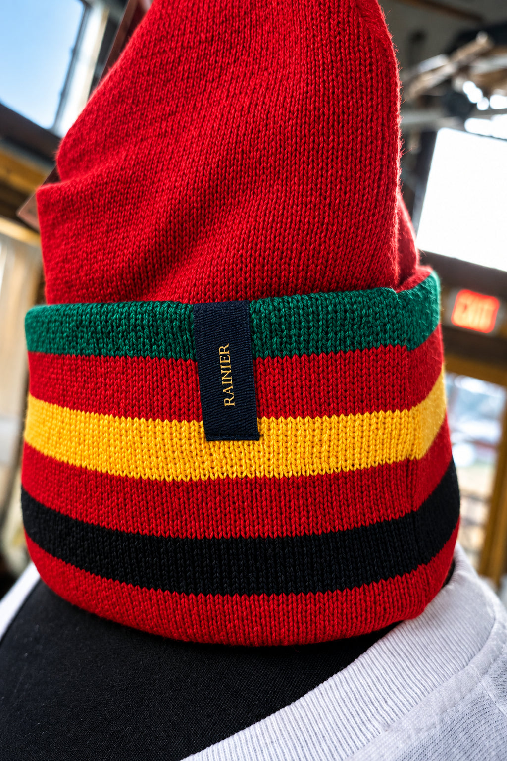 Pendleton National Park Collection "Rainier" Red Beanie – One Size
