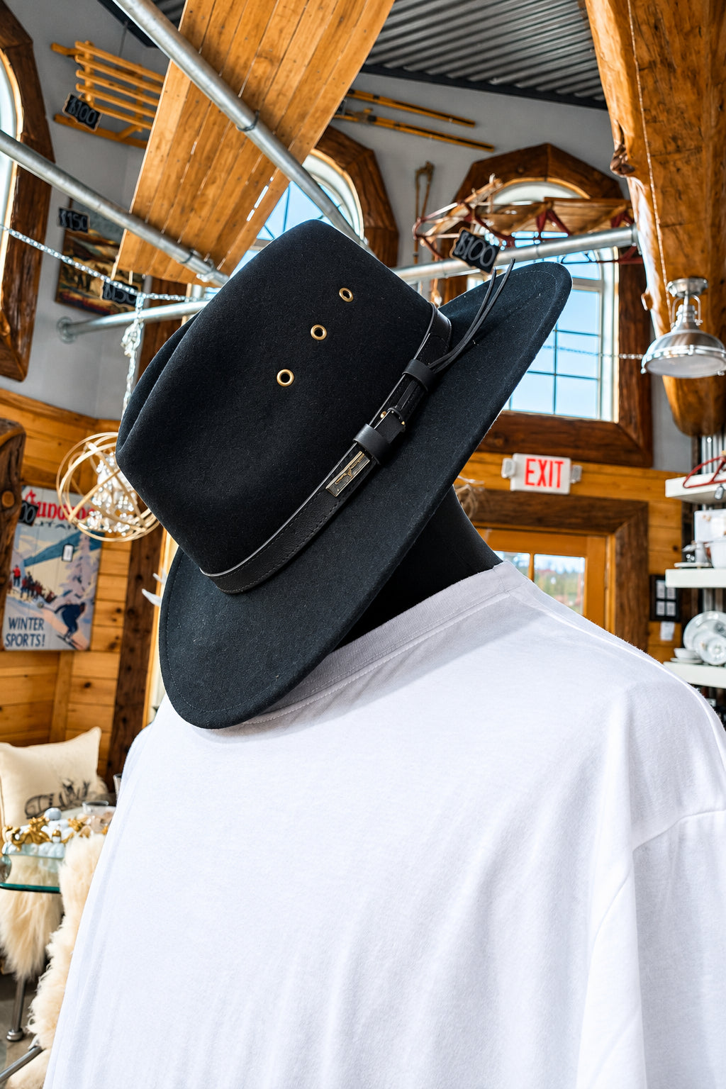 Pendleton Black "Getaway" Cowboy Hat