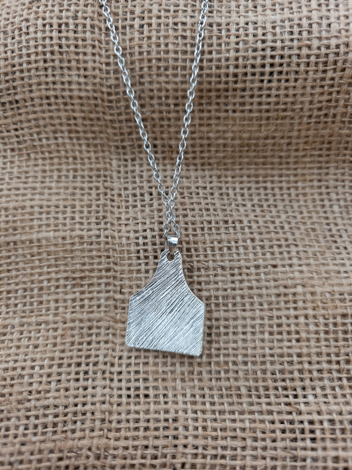 Faux Turquoise Southwestern Pendant Necklace