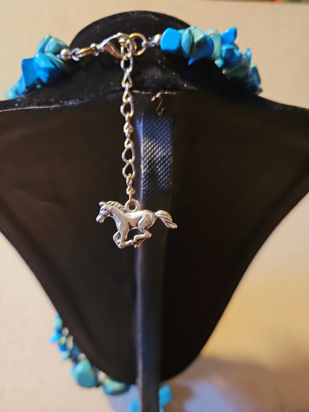 Turquoise Cross Necklace Bracelet Set