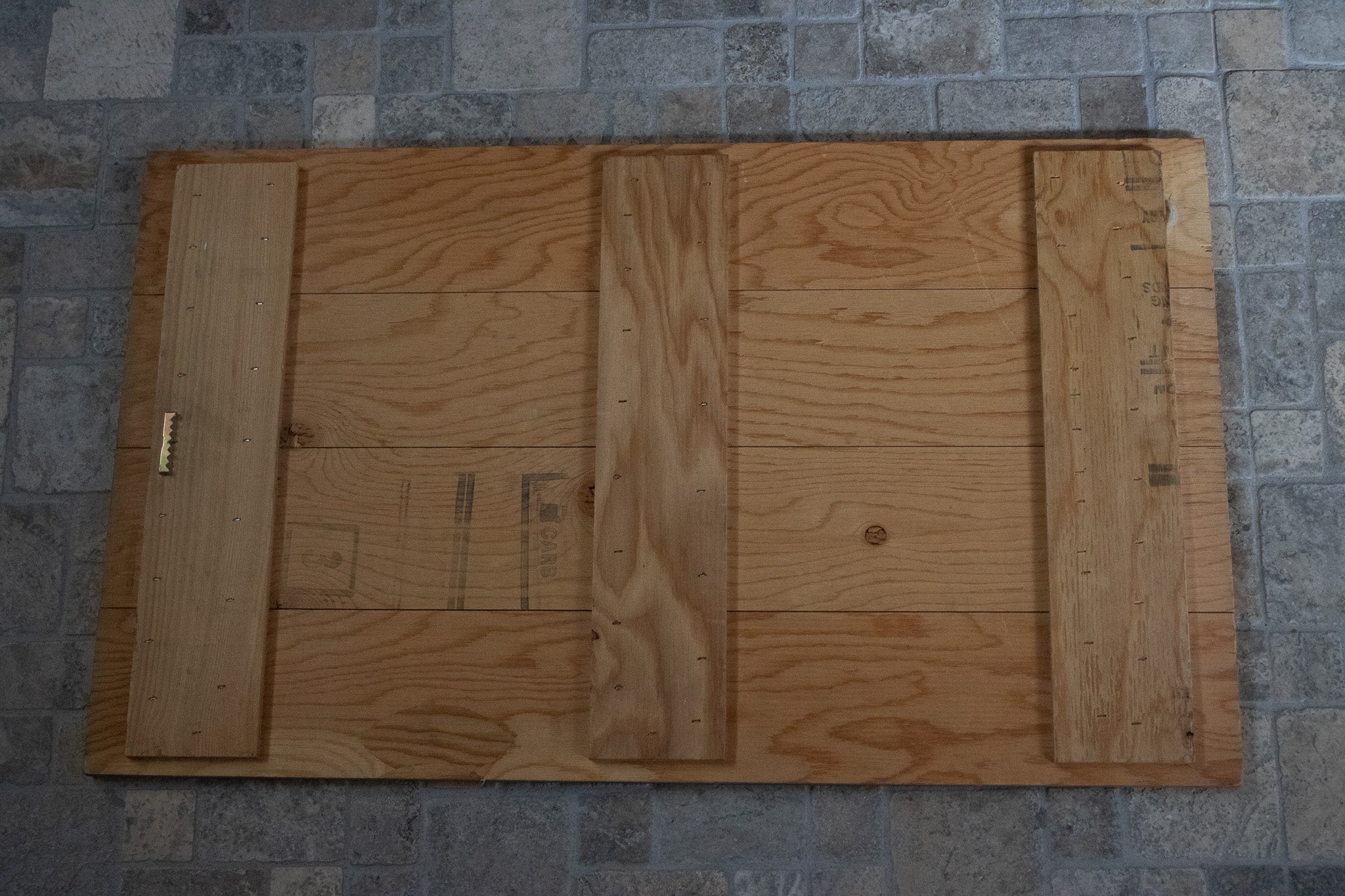 Wood Plank Print "Ski Big Bear Lake"
