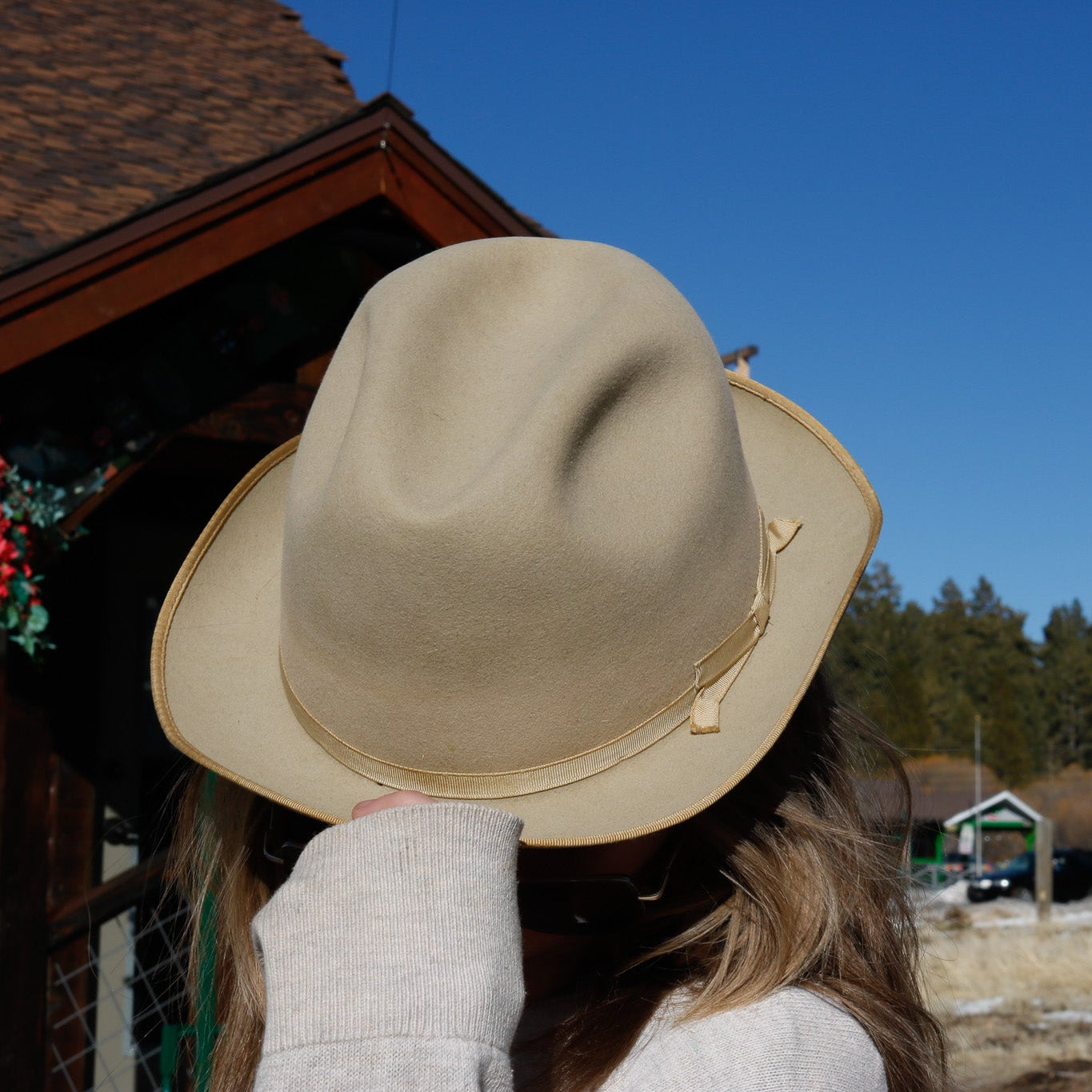 Vintage 1940s John B. Stetson Company Hat Royal DeLuxe Stetson Mathew and Miller Size 7