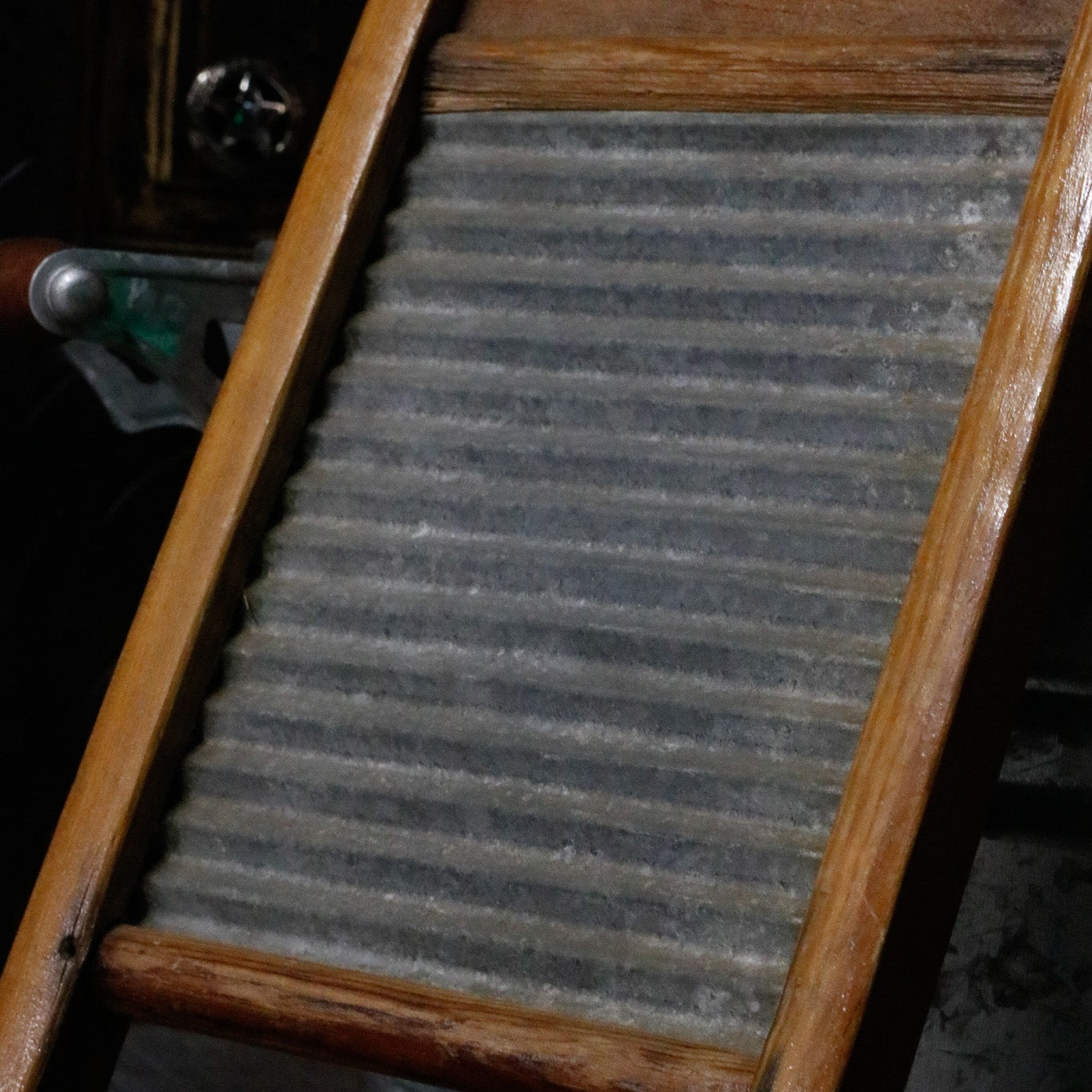 Antique Childen's Wooden Washboard