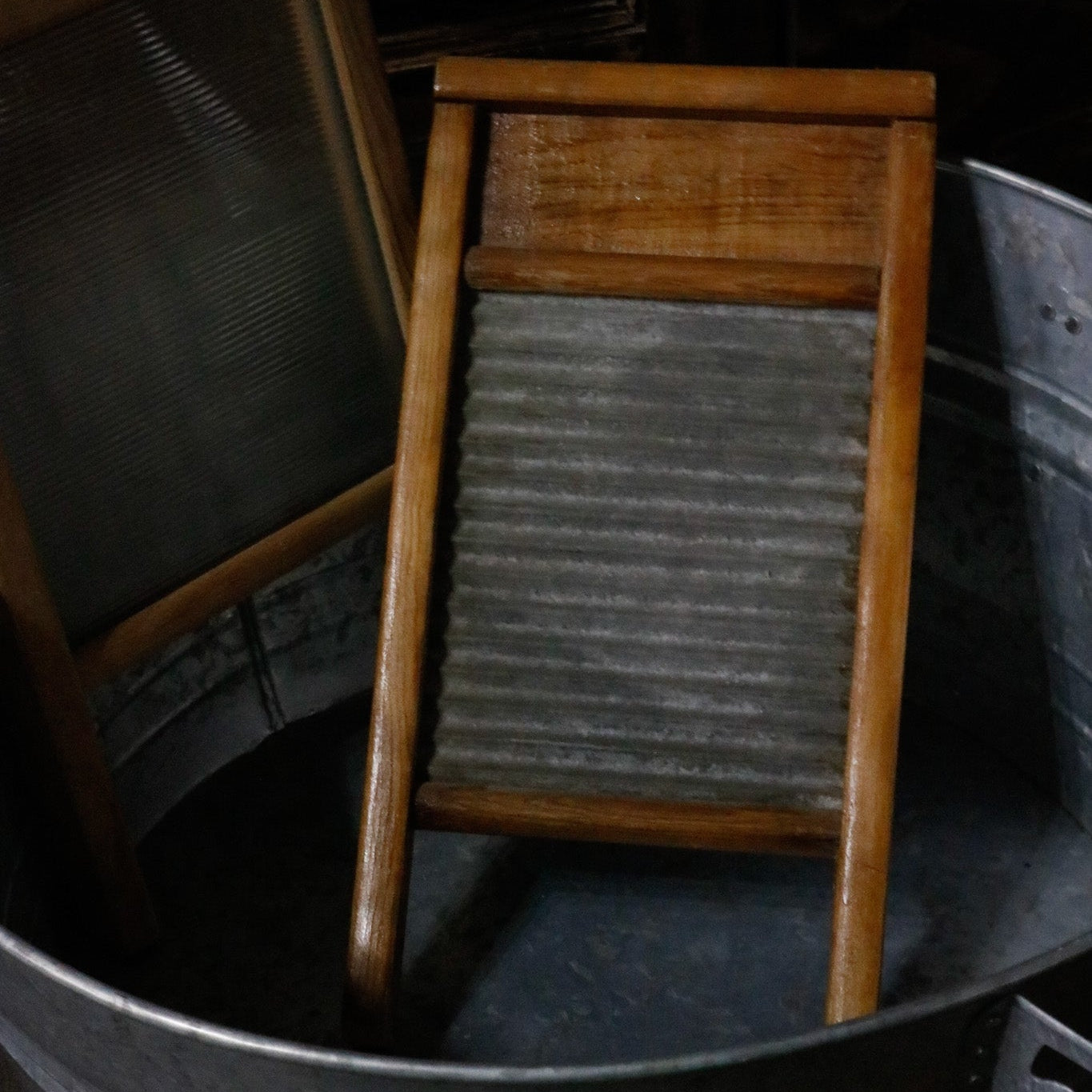 Antique Childen's Wooden Washboard