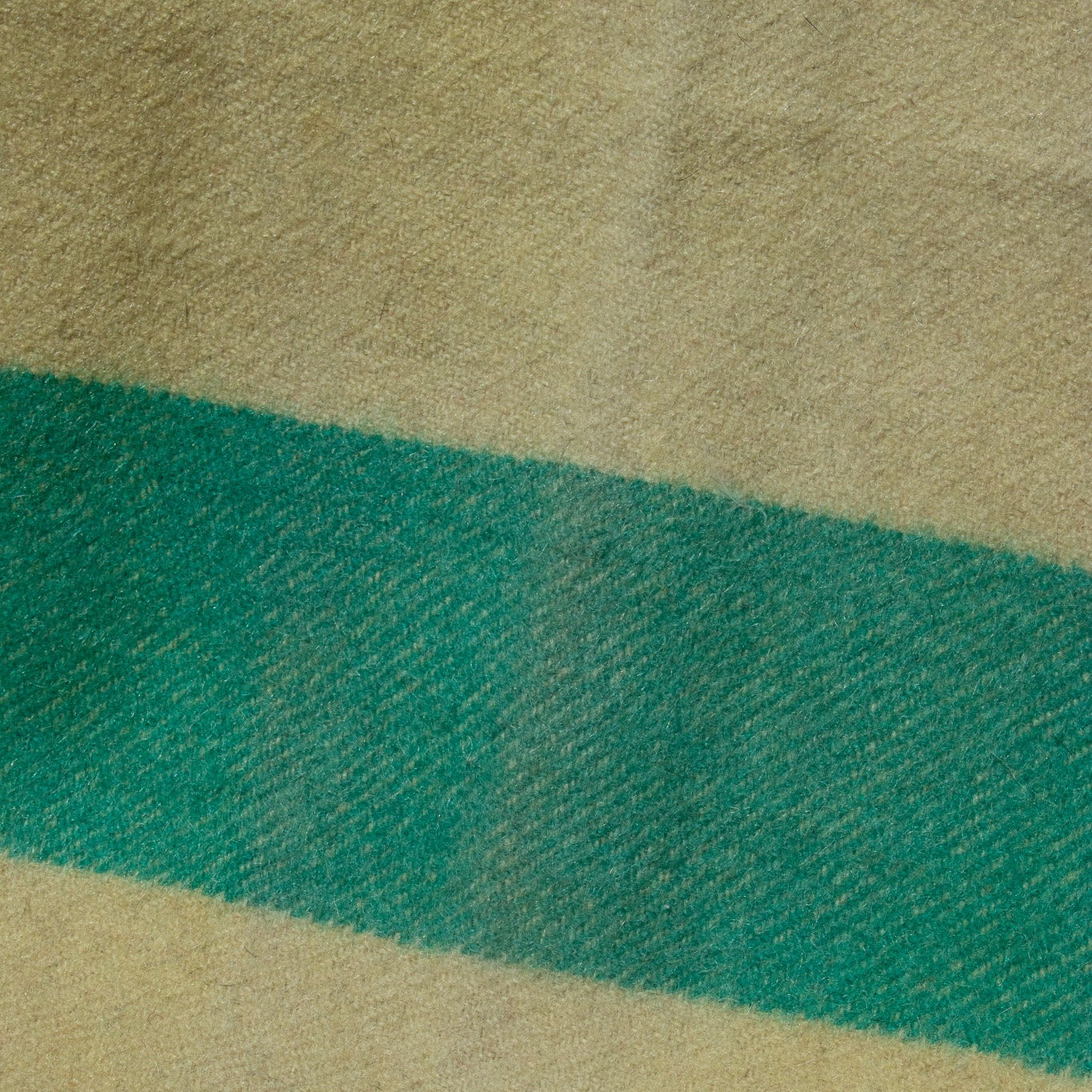 Hudson's Bay 4-Point Wool Blanket Off-White Bold Multi-Colored Stripes